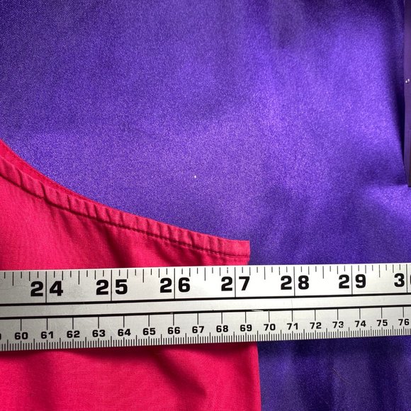 📌Basic Editions Hot Pink Sleeveless Blouse - Picture 6 of 8